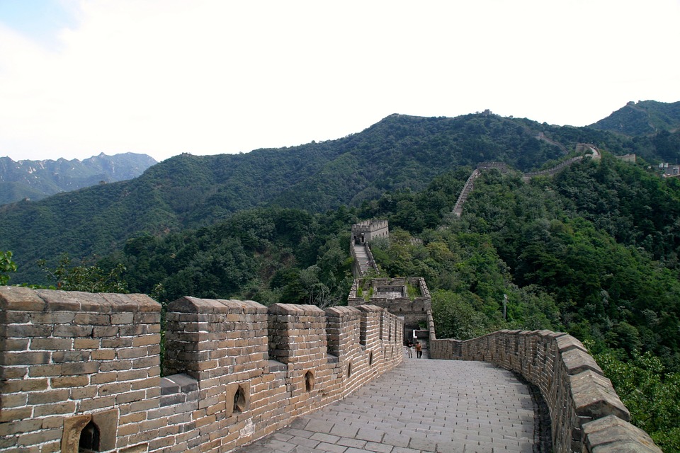 chinese, wall, large