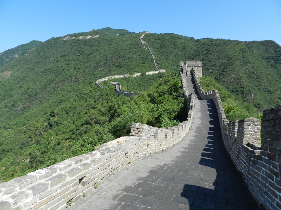 great wall, china, travel