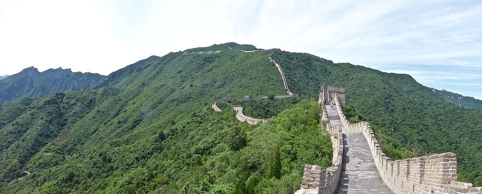 great wall of china, chinese, famous