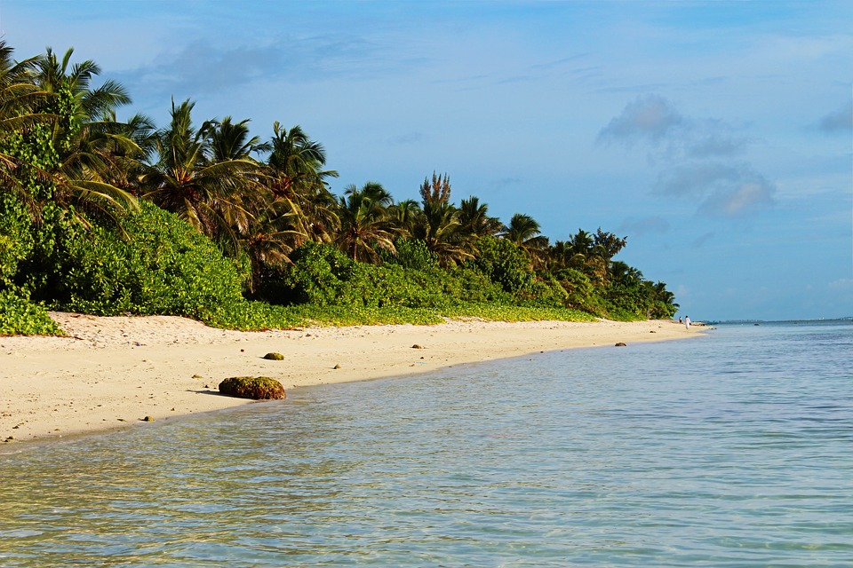 hulhumale, maldives, beach