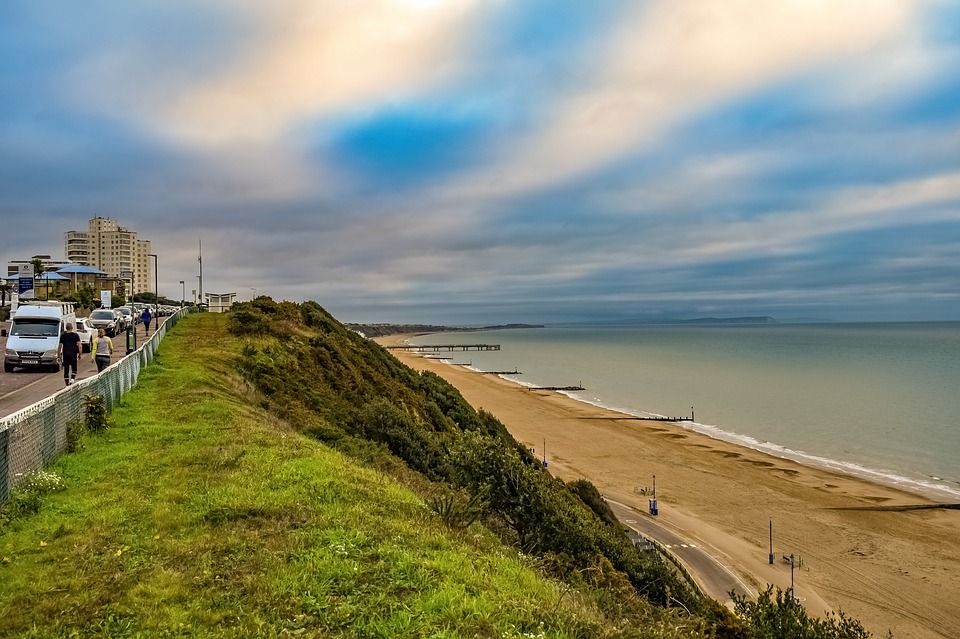 bournemouth, east cliff, beach