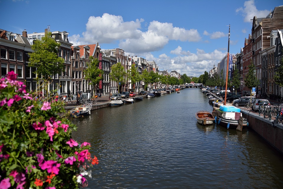amsterdam, water, channel