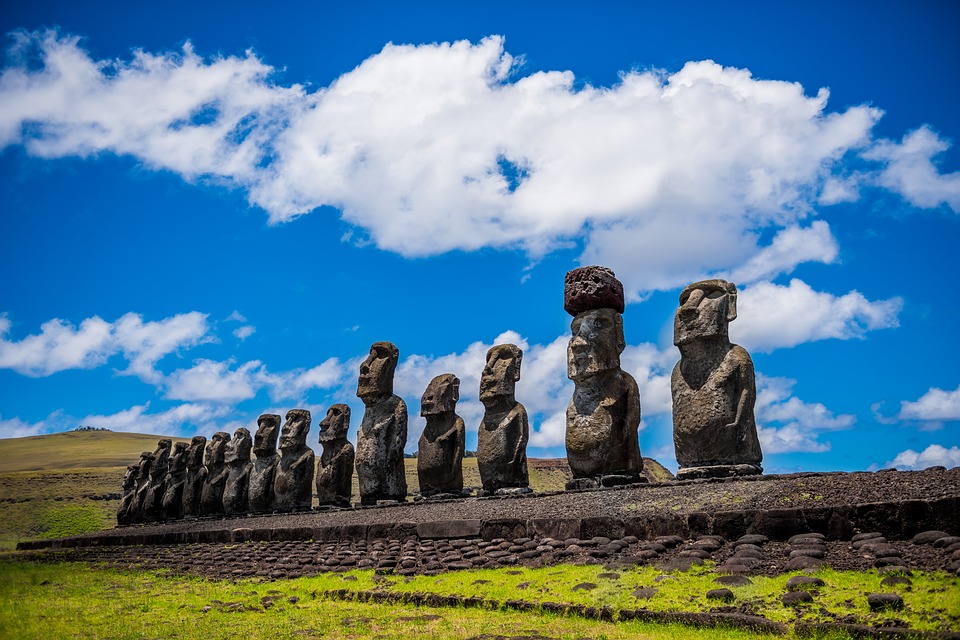 moai, easter island, rapa nui