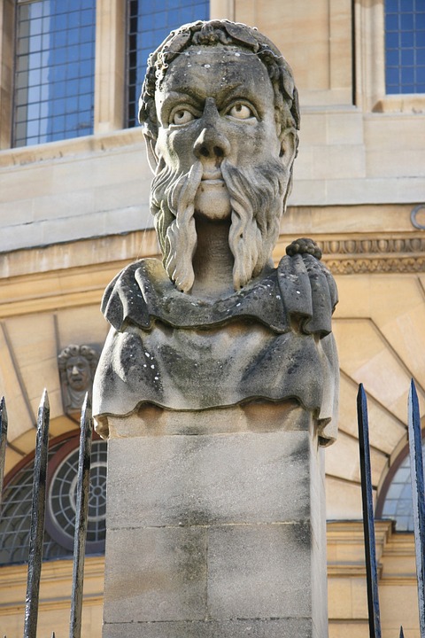 oxford, england, statue