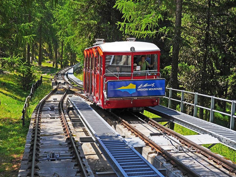 funicular railway, dodging, encounter