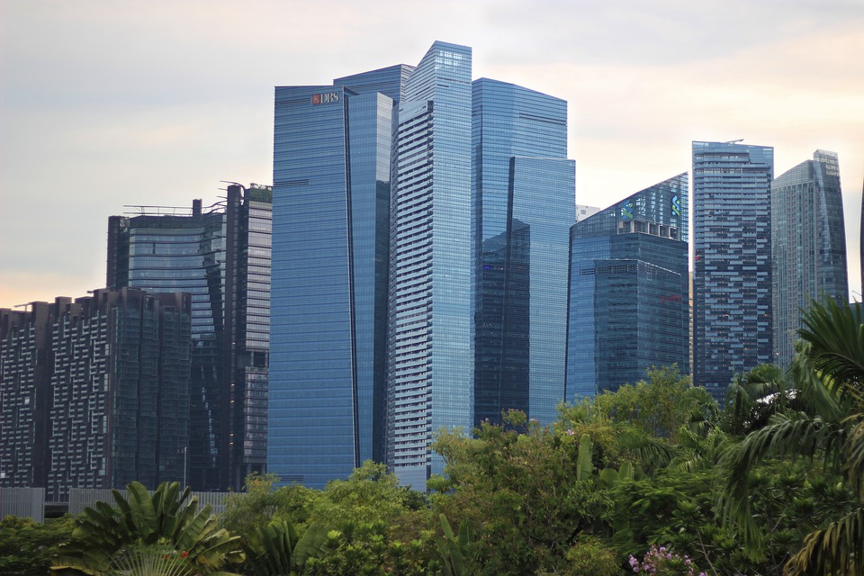 singapore, business center, business