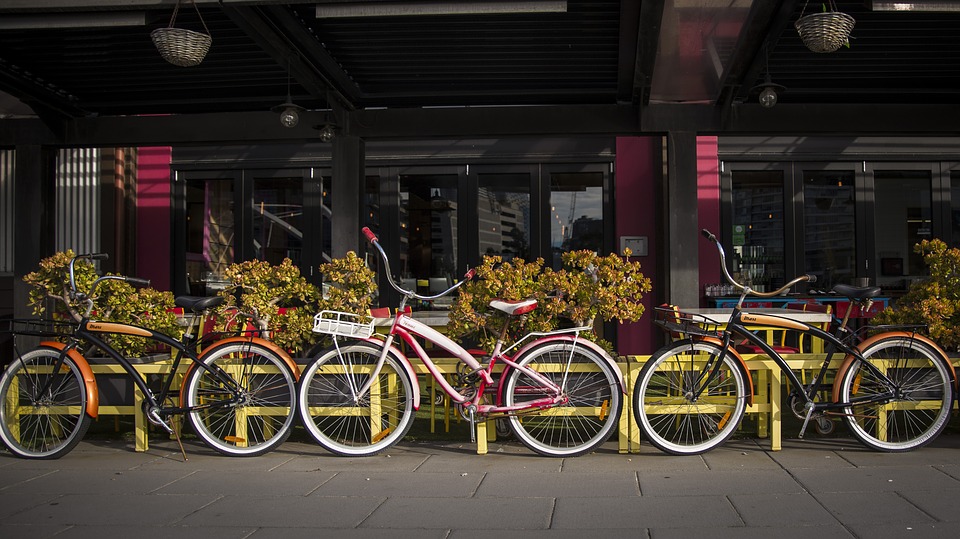 melbourne, south wharf, bicycle